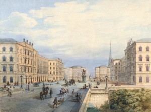 Moriz von Löhr, Project Schwarzenbergplatz, 1861, © Wien Museum