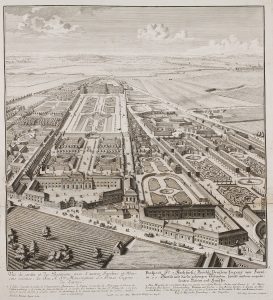 Brochure of the garden of Prince Eugen 1731 Belvedere Vienna